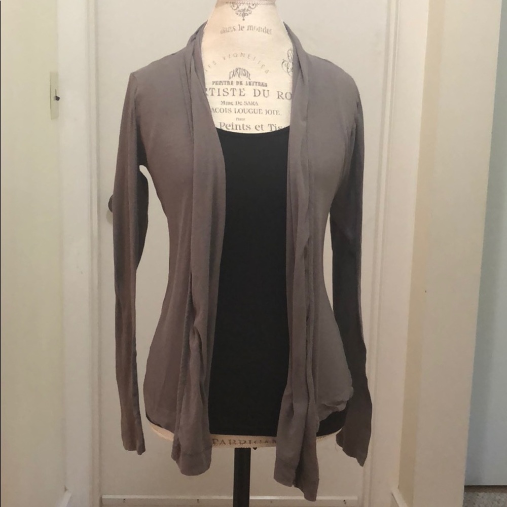 Velvet (brand) open cardigan. Size Medium. Cotton.